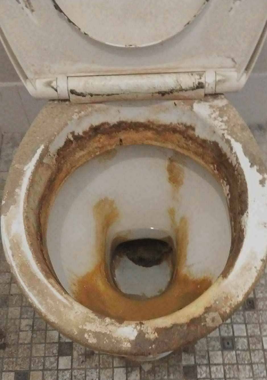 Bathroom Cleaning - Before